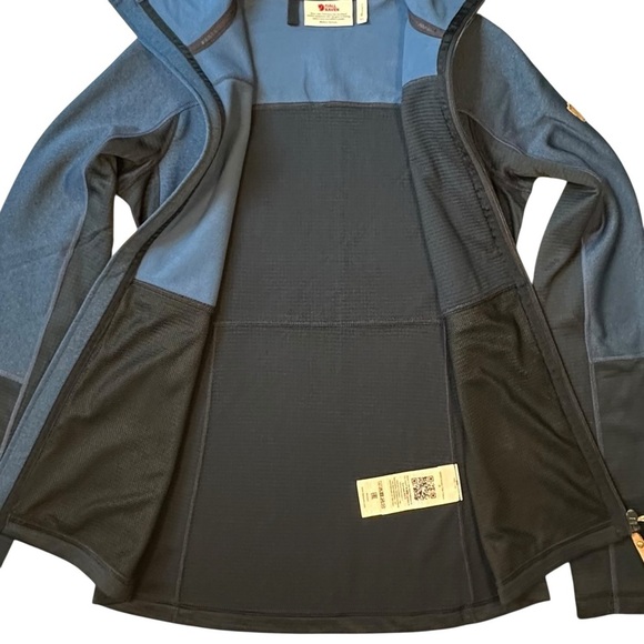 NWT Fjallraven Abisko Trail Fleece Jacket Dark Navy Indigo Blue Size XS - Picture 10 of 16